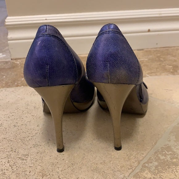 Carlos Santana blue high heels - Picture 2 of 3